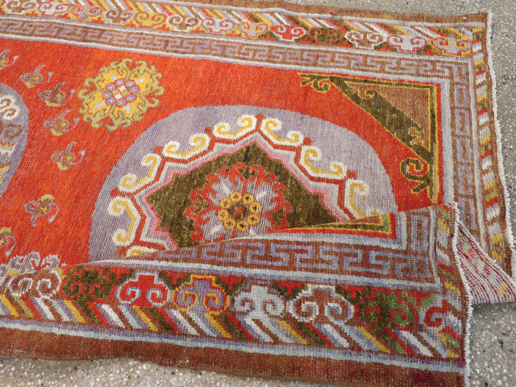 Antique East Turkestan Khotan Rug, No.23461 - Gsblank