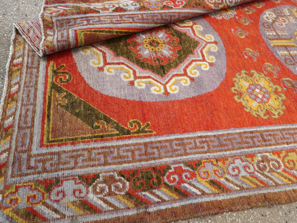 Antique East Turkestan Khotan Rug, No.23461 - Gsblank