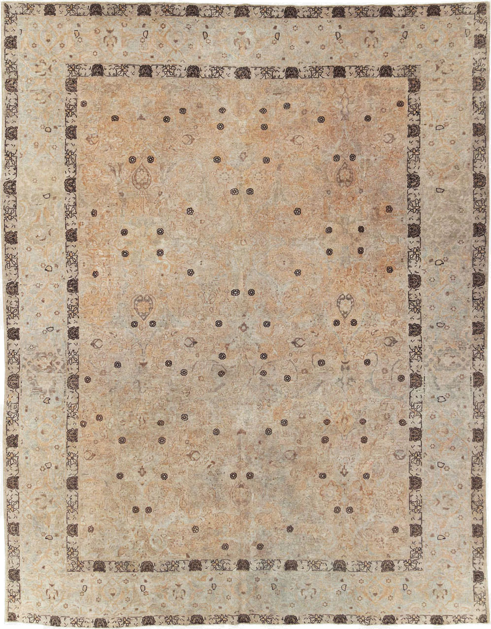 Antique Persian Tabriz Carpet, No.23467 - Gsblank