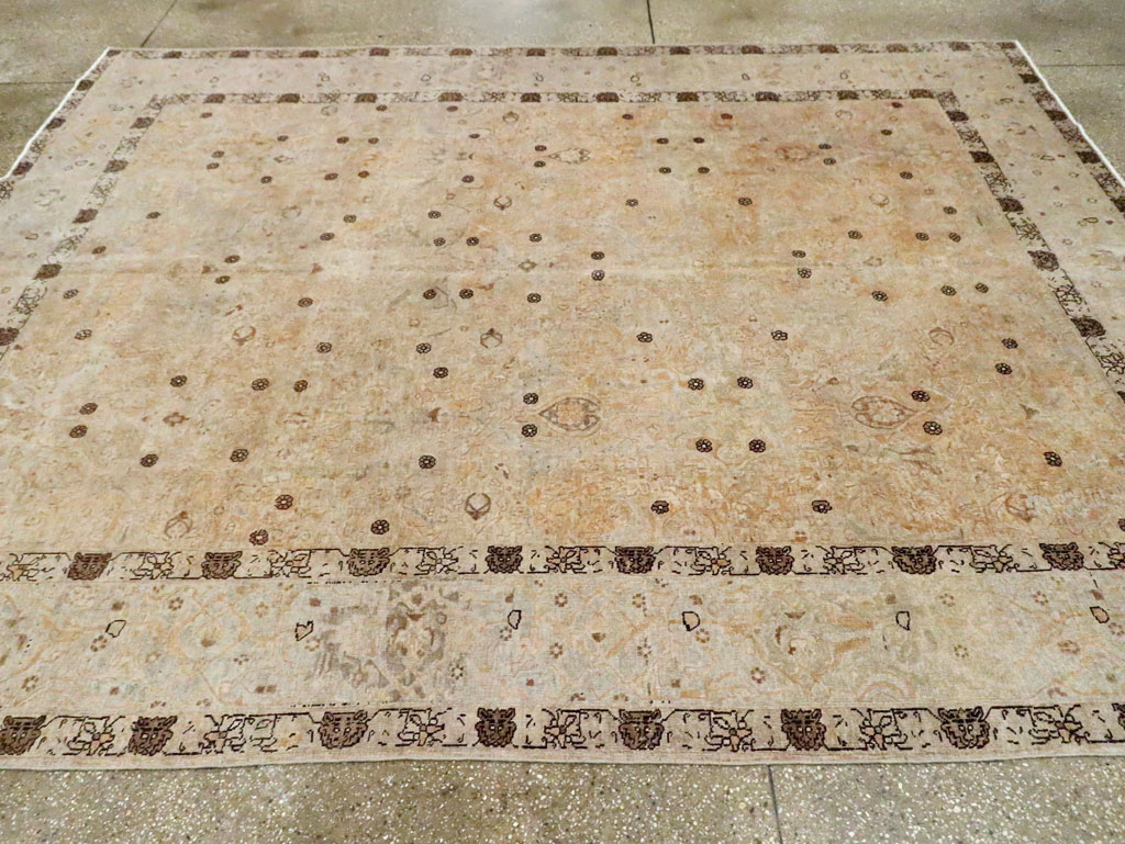 Antique Persian Tabriz Carpet, No.23467 - Gsblank