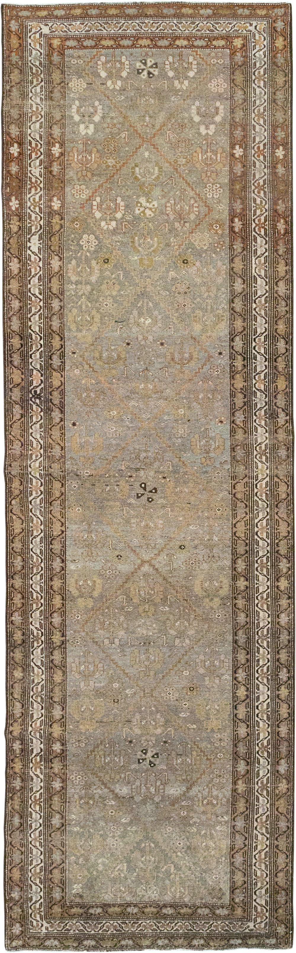 Vintage Persian Kurdish Runner, No.23475 - Gsblank