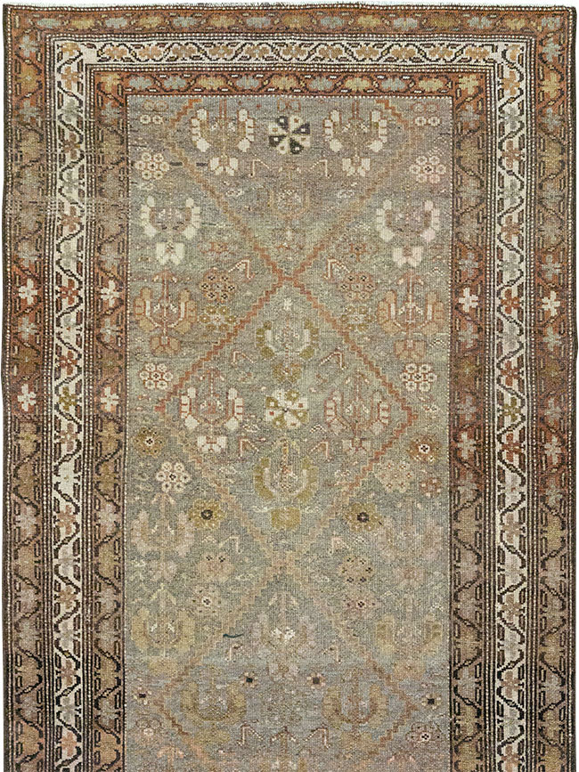 Vintage Persian Kurdish Runner, No.23475 - Gsblank