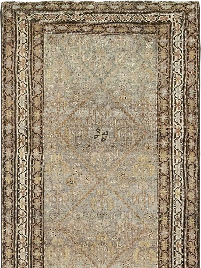 Vintage Persian Kurdish Runner, No.23475 - Gsblank