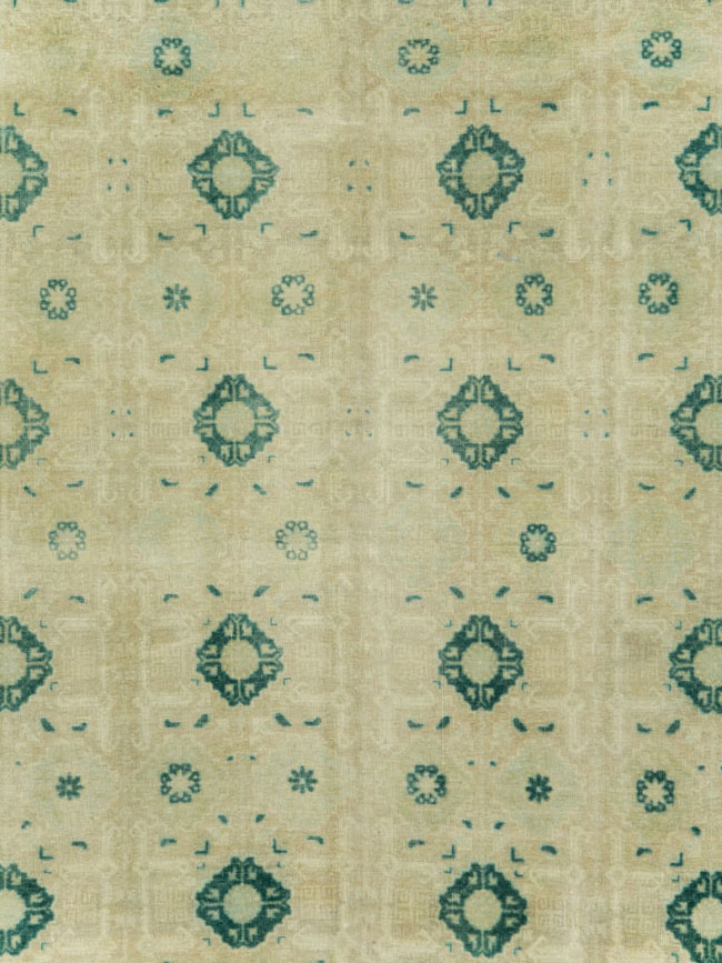 Vintage Persian Tabriz Carpet, No.23476 - Gsblank