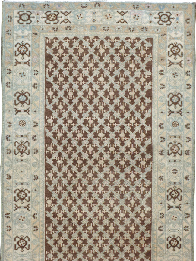 Vintage Persian Malayer Runner, No.23478 - Gsblank