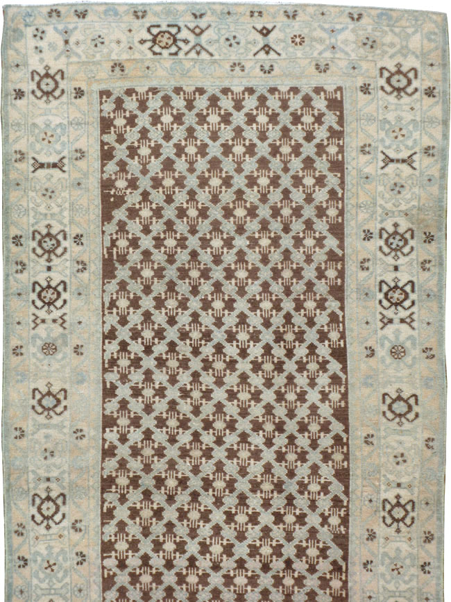 Vintage Persian Malayer Runner, No.23478 - Gsblank