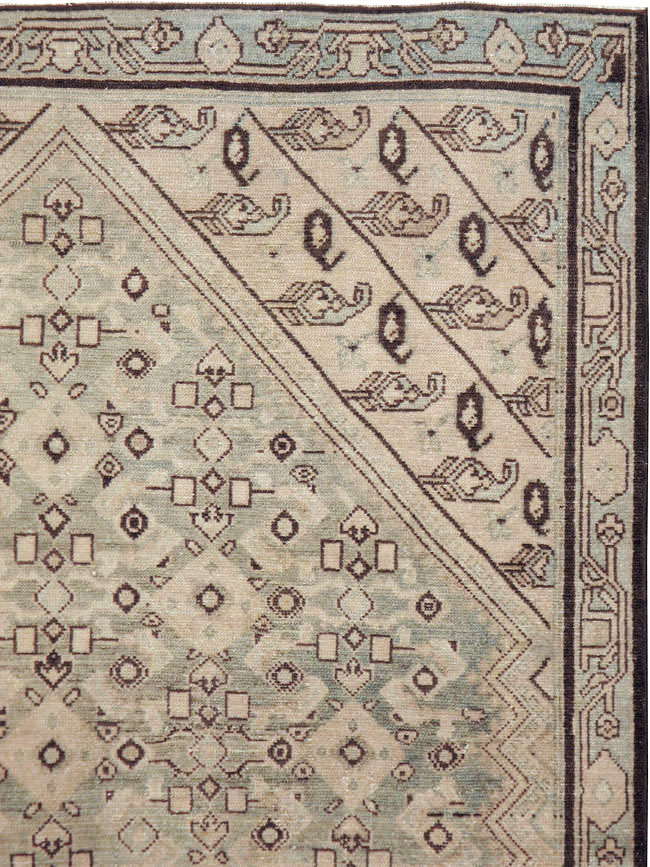Vintage Persian Malayer Rug, No.23479 - Gsblank