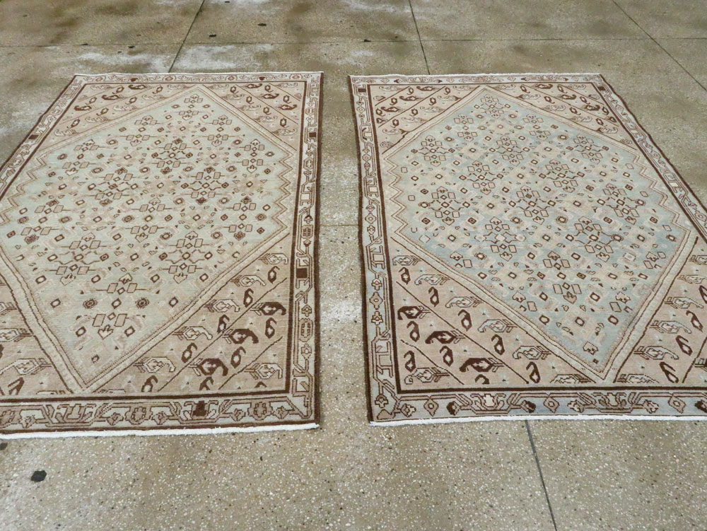 Vintage Persian Malayer Rug (Pair: 2 of 2), No.23480 - Gsblank