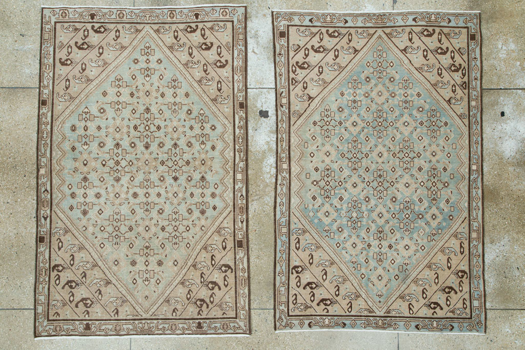 Vintage Persian Malayer Rug (Pair: 2 of 2), No.23480 - Gsblank