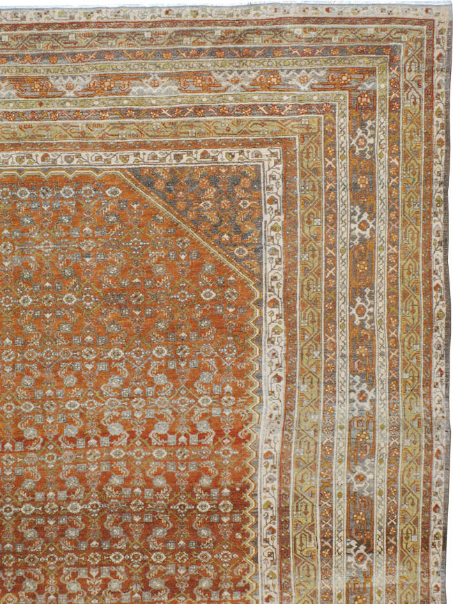 Antique Persian Malayer Carpet, No.23495 - Gsblank
