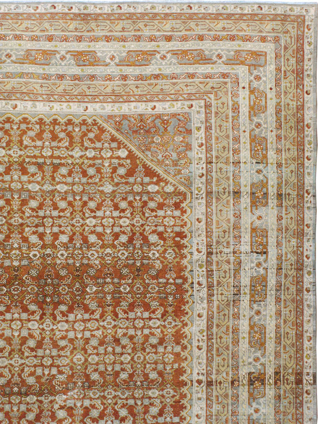 Antique Persian Malayer Carpet, No.23495 - Gsblank
