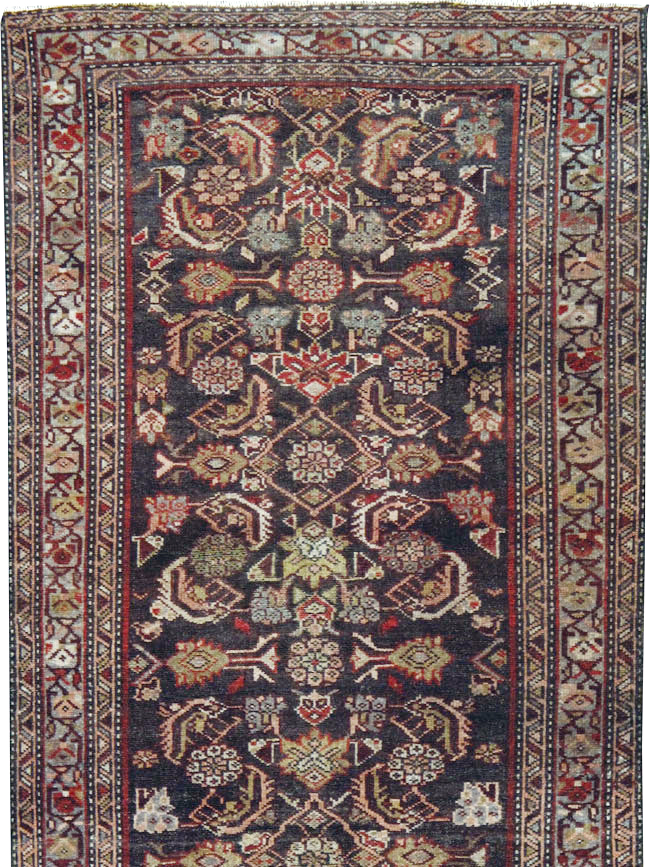 Vintage Persian Malayer Runner, No.23503 - Gsblank