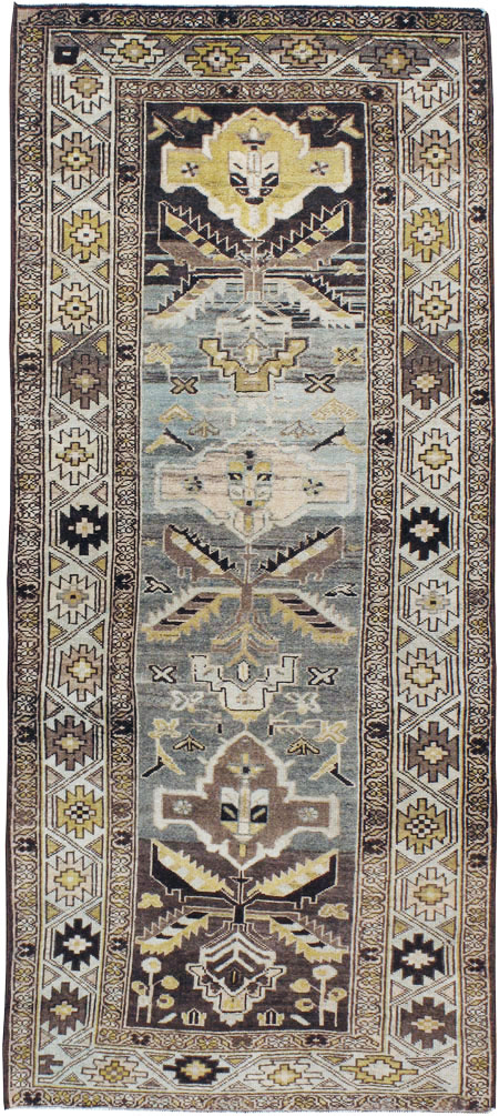 Vintage Persian Malayer Runner, No.23514 - Gsblank