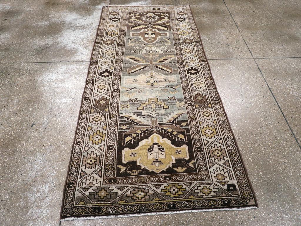 Vintage Persian Malayer Runner, No.23514 - Gsblank