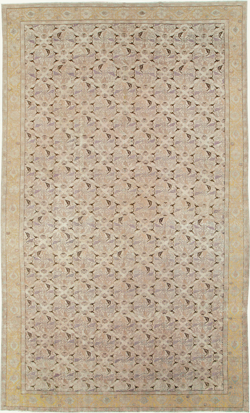 Antique Persian Senneh Tabriz Carpet, No.23515 - Gsblank