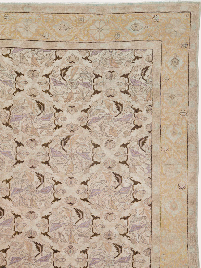 Antique Persian Senneh Tabriz Carpet, No.23515 - Gsblank