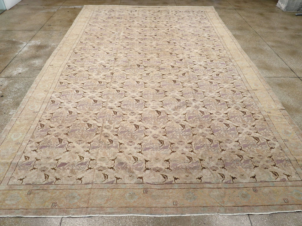 Antique Persian Senneh Tabriz Carpet, No.23515 - Gsblank
