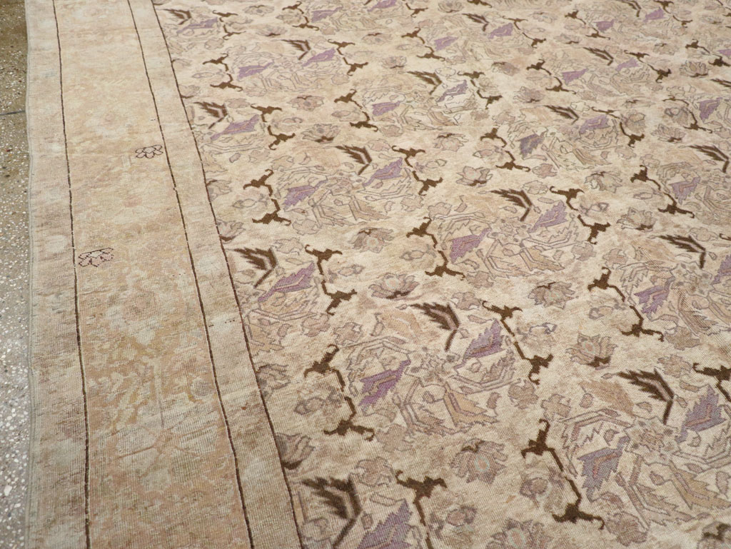 Antique Persian Senneh Tabriz Carpet, No.23515 - Gsblank