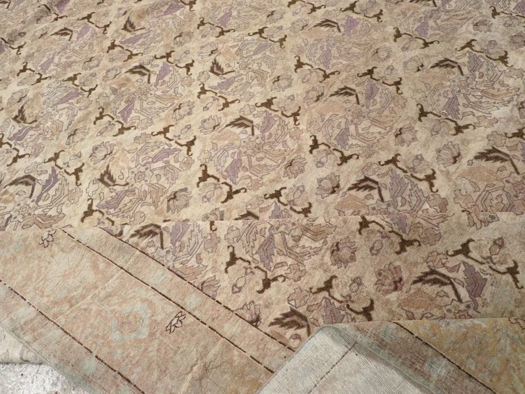 Antique Persian Senneh Tabriz Carpet, No.23515 - Gsblank