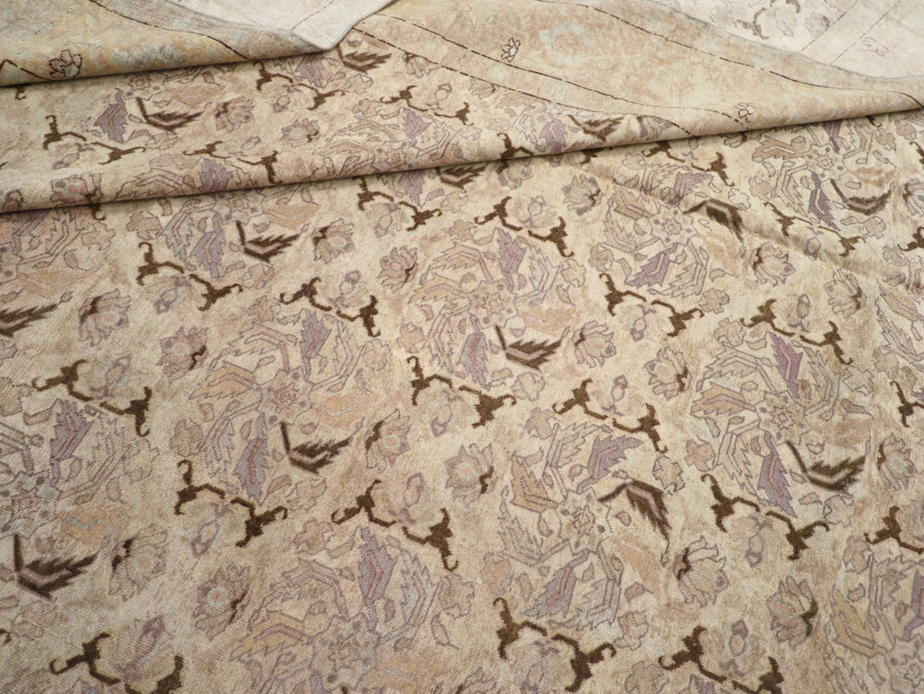 Antique Persian Senneh Tabriz Carpet, No.23515 - Gsblank