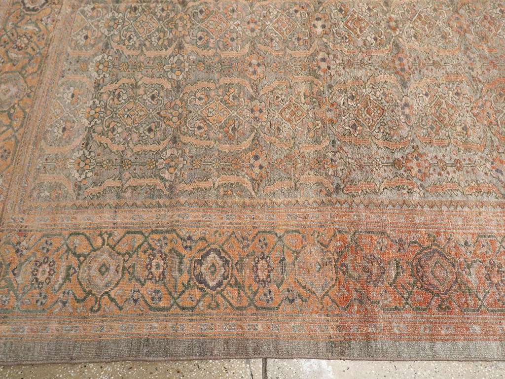 Antique Persian Malayer Carpet, No.23516 - Gsblank