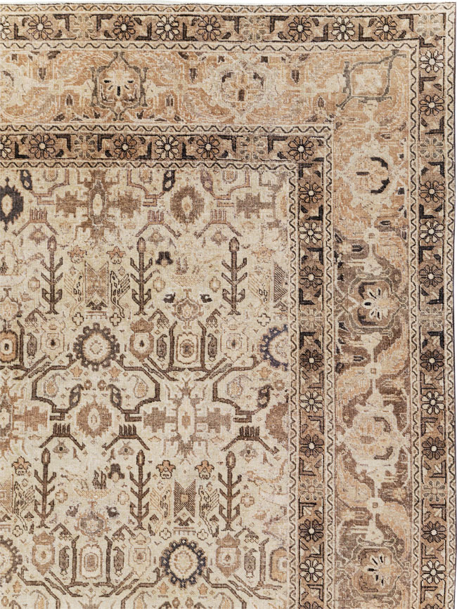 Antique Persian Tabriz Carpet, No.23527 - Gsblank
