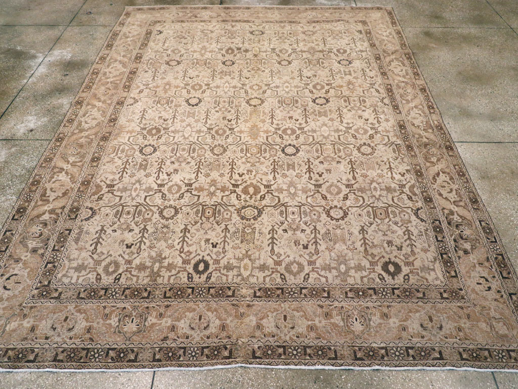 Antique Persian Tabriz Carpet, No.23527 - Gsblank