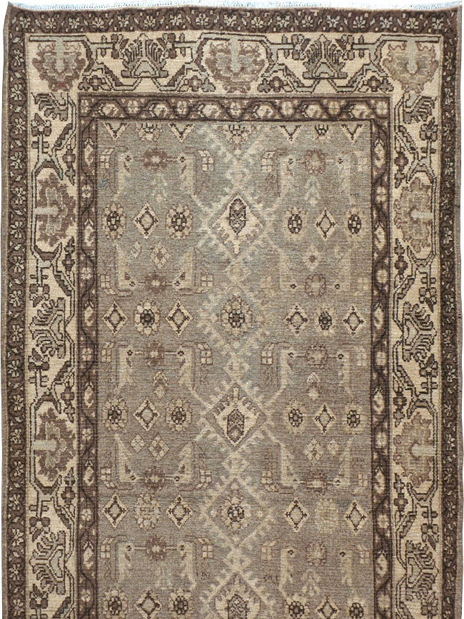 Vintage Persian Malayer Runner, No.23528 - Gsblank