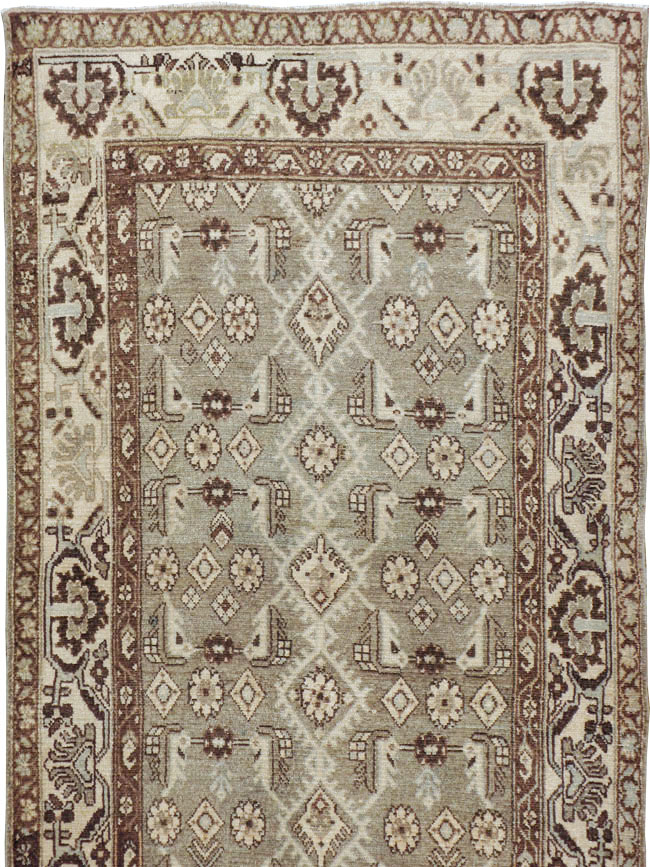 Vintage Persian Malayer Runner, No.23529 - Gsblank