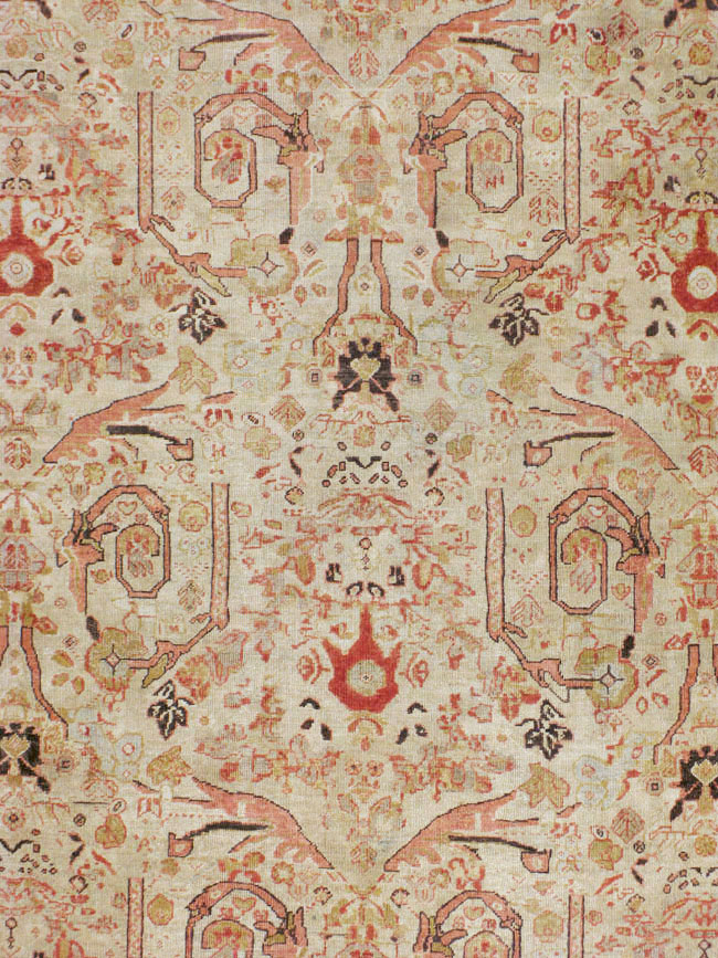 Antique Persian Mahal Carpet, No.23530 - Gsblank