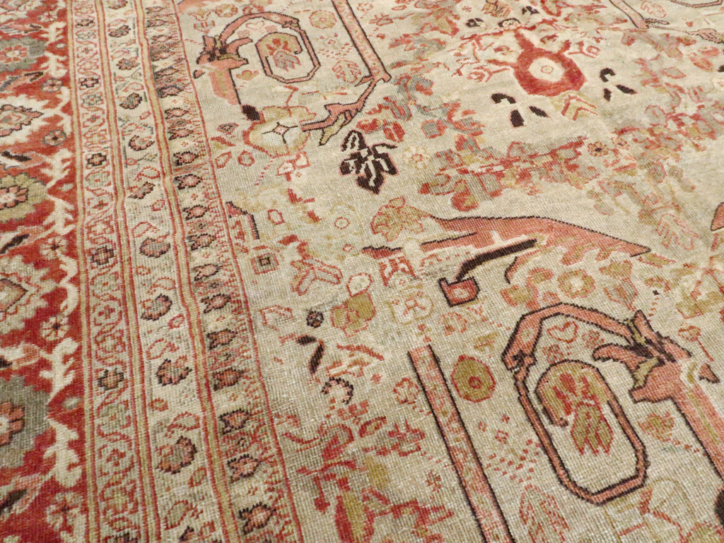 Antique Persian Mahal Carpet, No.23530 - Gsblank
