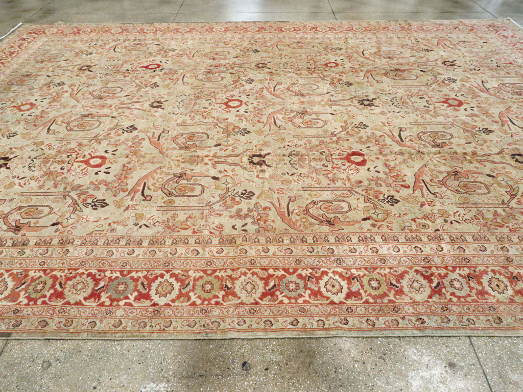 Antique Persian Mahal Carpet, No.23530 - Gsblank