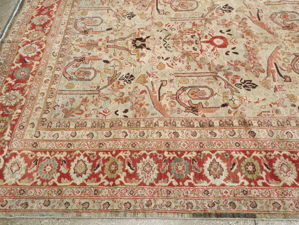 Antique Persian Mahal Carpet, No.23530 - Gsblank