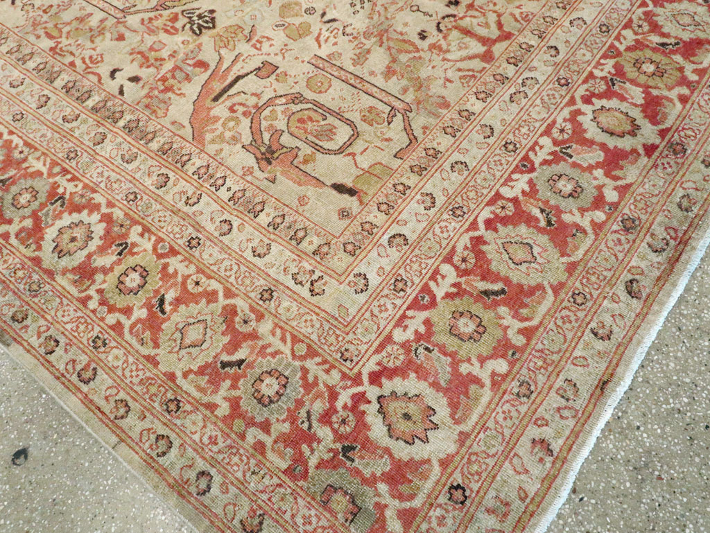 Antique Persian Mahal Carpet, No.23530 - Gsblank