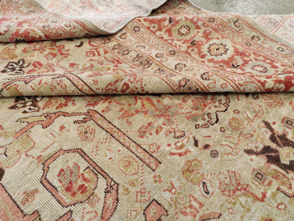 Antique Persian Mahal Carpet, No.23530 - Gsblank