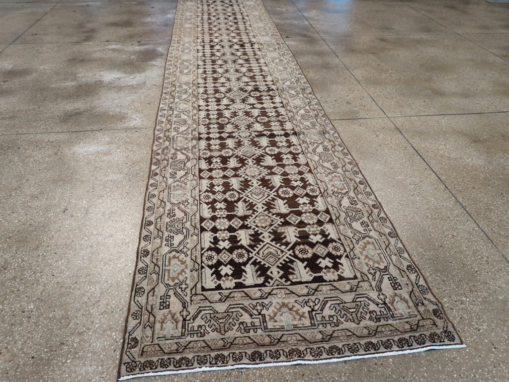 Vintage Persian Malayer Runner, No.23535 - Gsblank