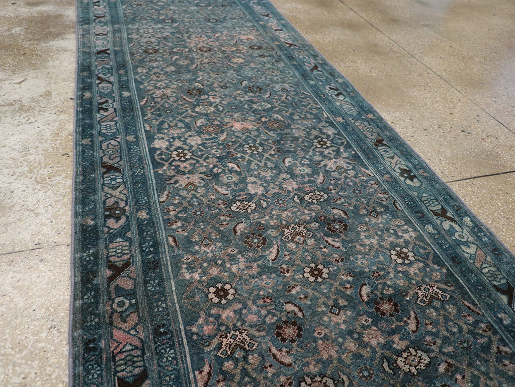 Vintage Persian Malayer Long Runner, No.23537 - Gsblank