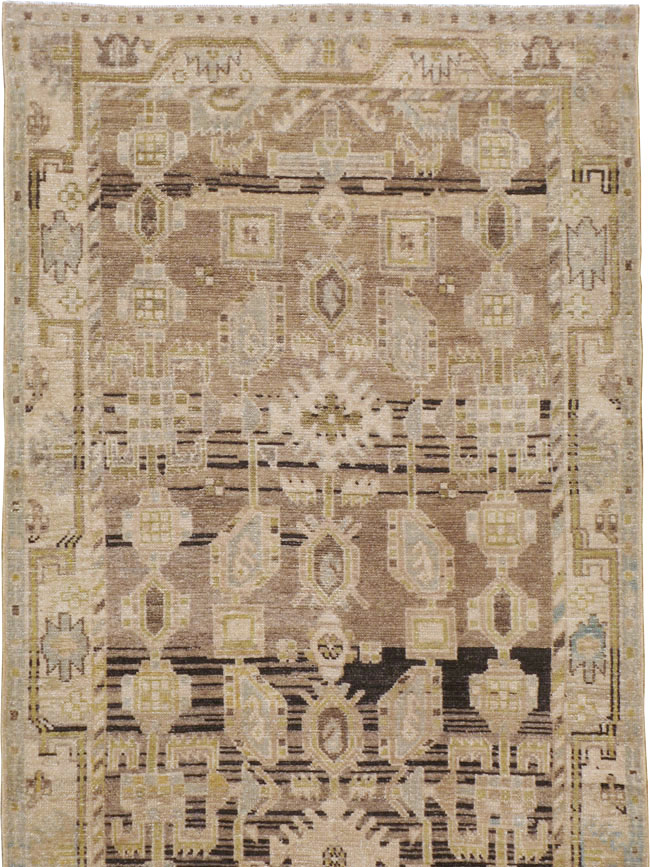 Vintage Persian Malayer Runner, No.23538 - Gsblank