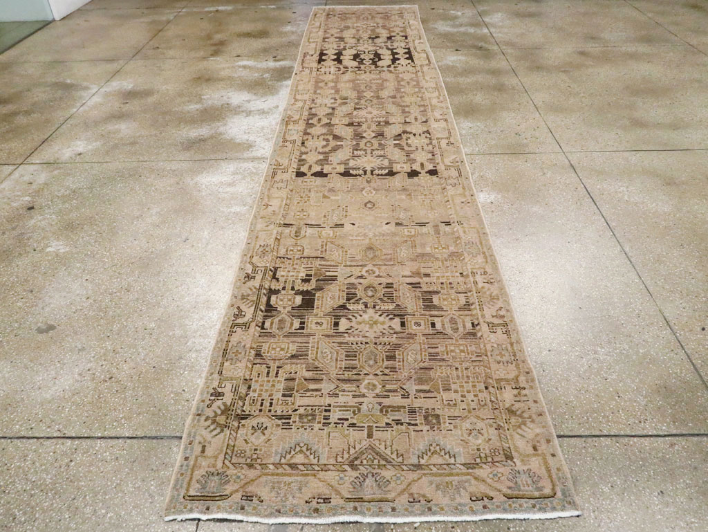 Vintage Persian Malayer Runner, No.23538 - Gsblank