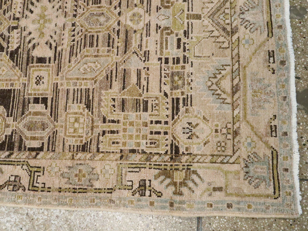 Vintage Persian Malayer Runner, No.23538 - Gsblank