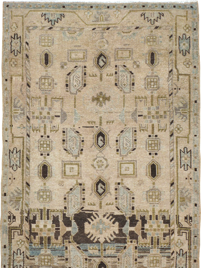 Vintage Persian Malayer Runner, No.23539 - Gsblank