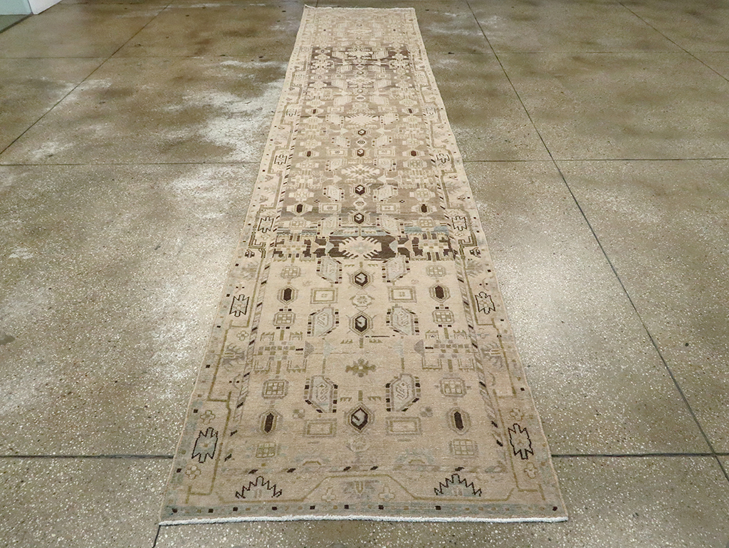 Vintage Persian Malayer Runner, No.23539 - Gsblank