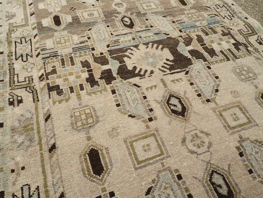 Vintage Persian Malayer Runner, No.23539 - Gsblank