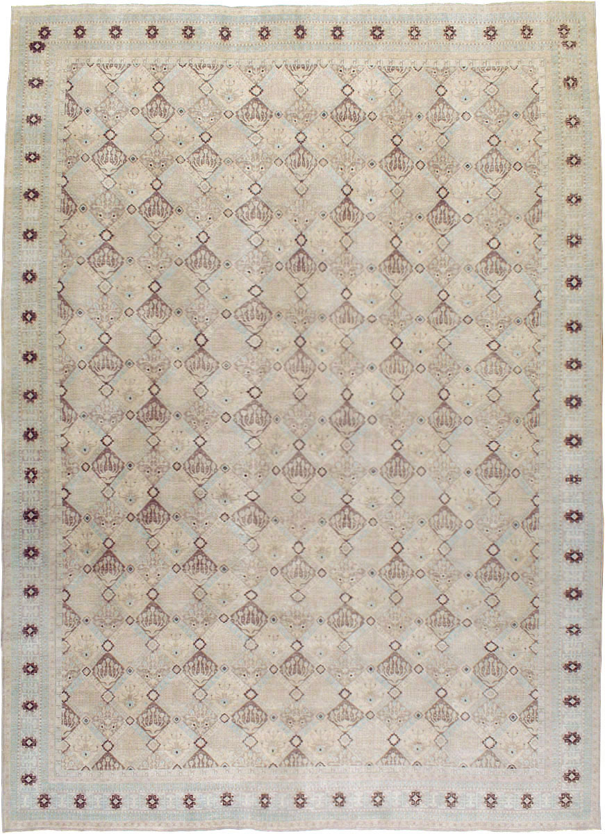 Vintage Persian Kashan Carpet, No.23545 - Gsblank