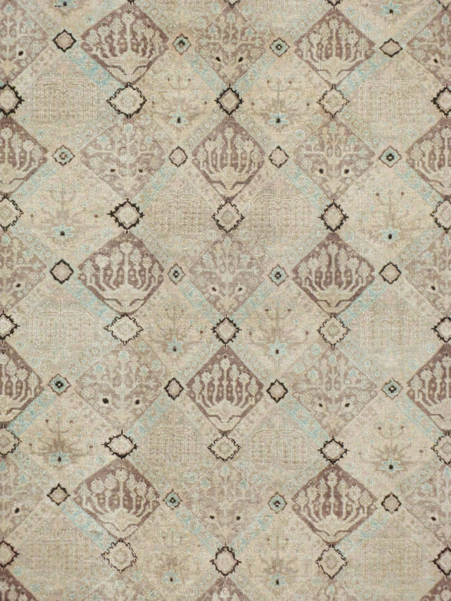 Vintage Persian Kashan Carpet, No.23545 - Gsblank