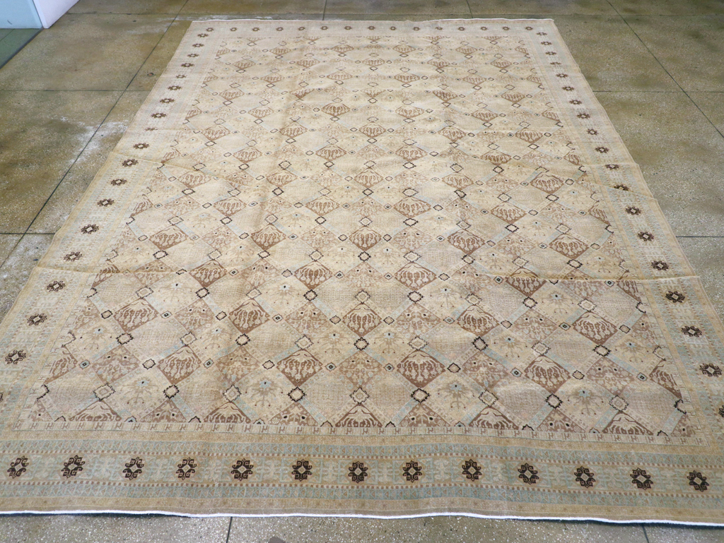 Vintage Persian Kashan Carpet, No.23545 - Gsblank