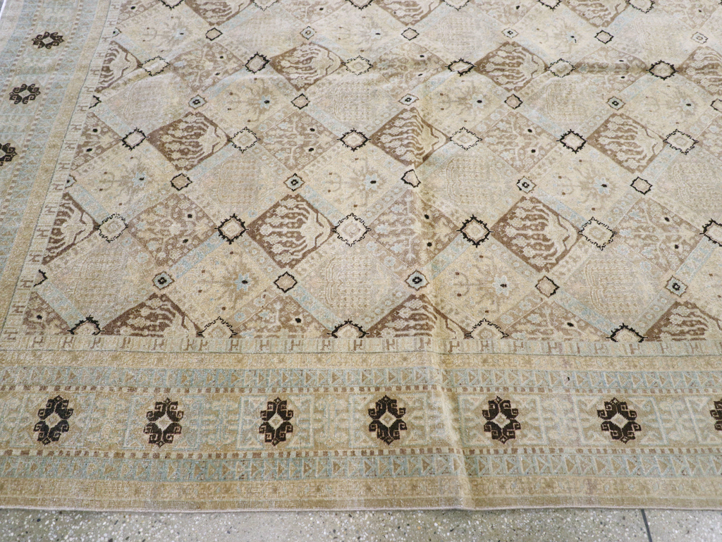 Vintage Persian Kashan Carpet, No.23545 - Gsblank