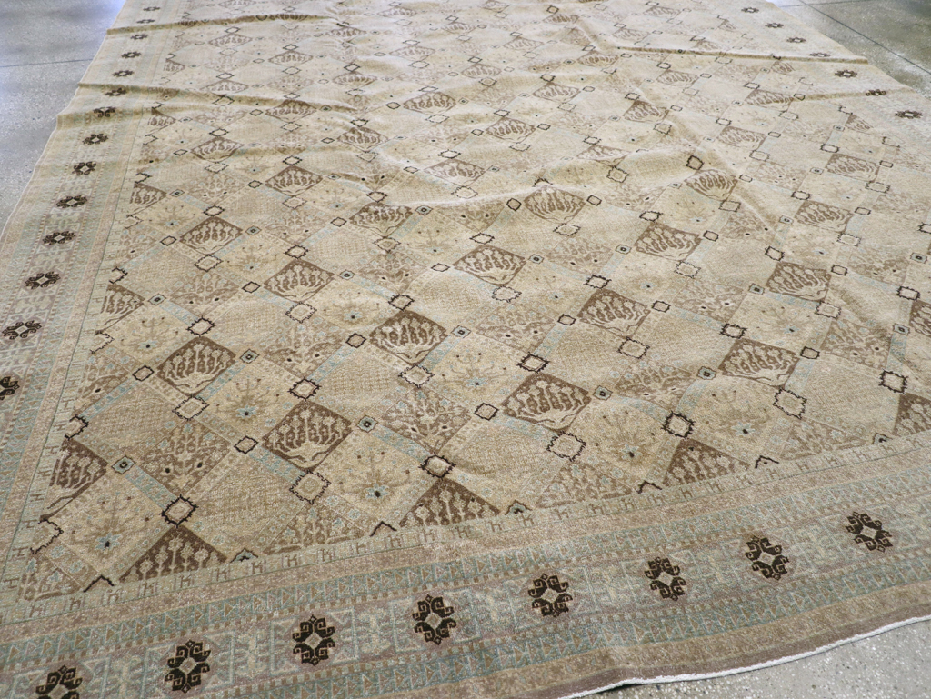 Vintage Persian Kashan Carpet, No.23545 - Gsblank