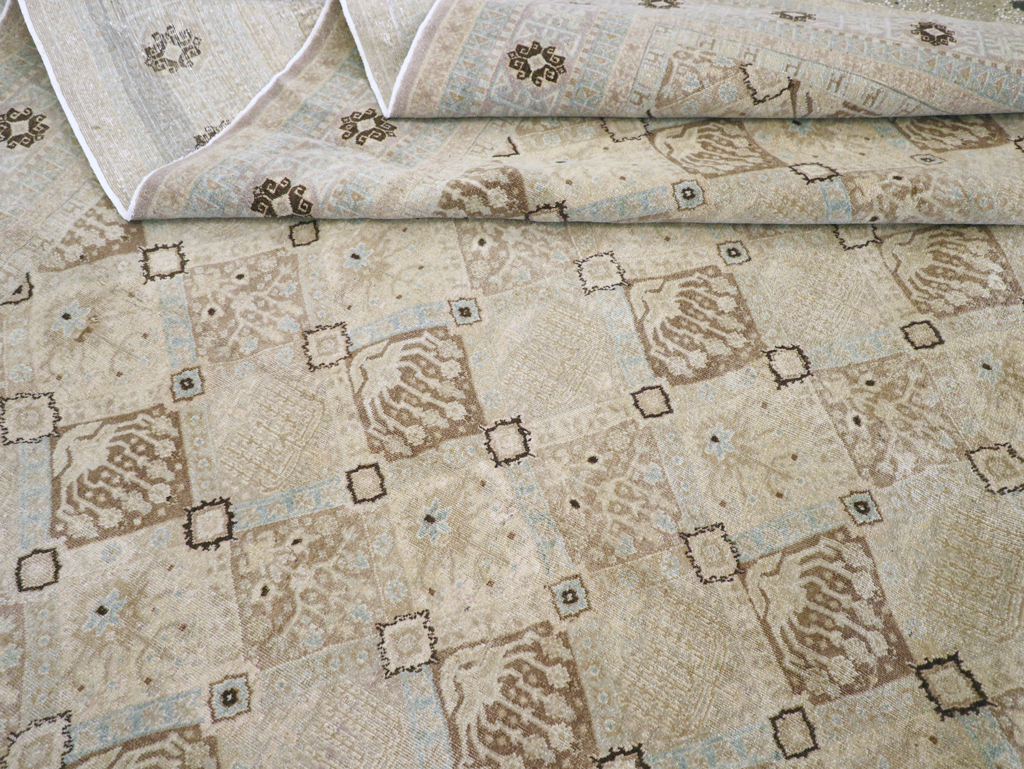 Vintage Persian Kashan Carpet, No.23545 - Gsblank