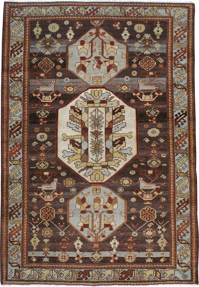 Vintage Persian Malayer Rug, No.23546 - Gsblank
